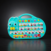 Jouet interactif pour enfants, machine d'apprentissage précoce, tableau sonore, alphabet anglais et coréen, lapin