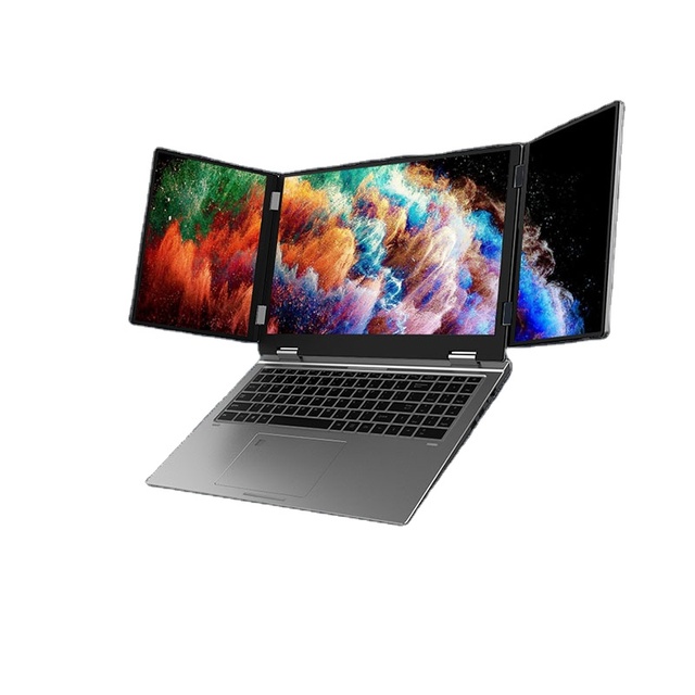 Three Screen Intel I5-12450H 16inch+10.5inch*2 DDR4 64GB RAM 4TB SSD Windows 11 Pro  Laptop Brand New Notebook Laptop Computer