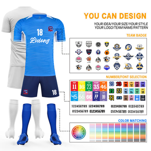 Maillot de football de qualité supérieure, <span class=keywords><strong>nouveau</strong></span> style sportswear pour adultes, uniforme de football personnalisé, maillot de sport de football, t-shirt de football pour hommes - Product Image 5