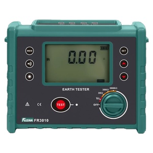 Testeur de résistivité du sol industriel portable FUZRR FR3010 FR3010E, testeur de résistance de terre à 4 fils, 0,01 à 30k pour système électrique - Product Image 6