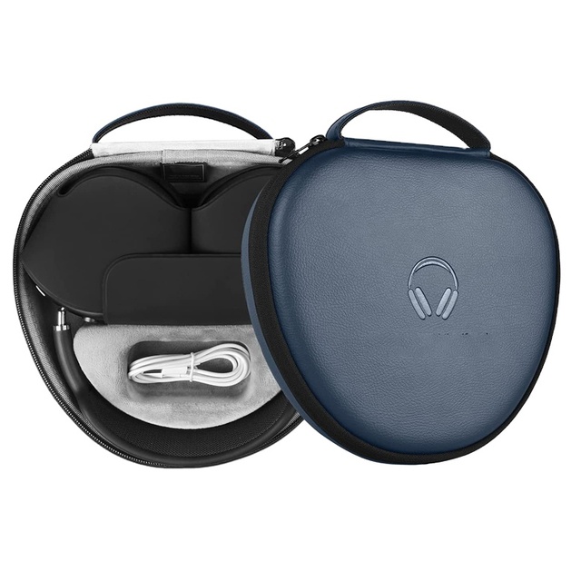 New Products Portable Zipper Headset Box Shockproof Hard Eva Sport Headphone Case
