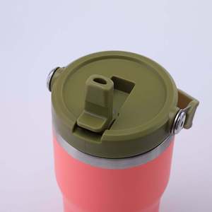 Tazza Termica in Acciaio Inox da 40oz con Isolamento Sottovuoto, Cannuccia Pieghevole e Manico, Simpatica Tazza con Rivestimento in Polvere per Bambini - Product Image 5