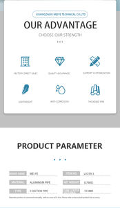 Meiye อุปกรณ์เสริมกระเป๋าเดินทางแบบดึงท่อคู่อลูมิเนียมทั้งหมดด้ามจับกว้างมือจับรถเข็นกระเป๋าเดินทางแบบแข็ง - Product Image 2