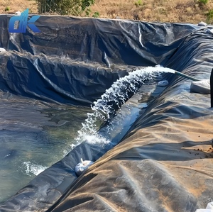 Bâche de bassin piscicole renforcée 0,5 mm 0,75 mm, bâche de barrage 1,0 mm 1,5 mm, géomembrane HDPE pour l'irrigation - Product Image 1