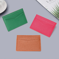 Dompet Kartu Kredit Kulit Tipis Grosir X49, Tempat Kartu Identitas, Penjepit Uang Kulit PU, Tempat Kartu Kredit