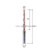Viextro Haute Qualité CNC Bois Routeur Bits 2 Flûte CNC Sculpture Sur Bois Bit Outils Carbure Cône Boule Nez Fraise