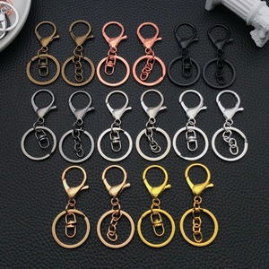 <span class=keywords><strong>Prix</strong></span> de gros, mousqueton en métal plaqué or, fermoir à homard, boucles de porte-clés, clip de porte-clés, crochet pour la fabrication de sacs, accessoire de porte-clés - Product Image 4