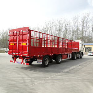 Nhà Máy Giá hàng rào bán Trailer 50-80 tấn gia súc chăn nuôi xe tải chở hàng cao trở ngại Trailer - Product Image 1