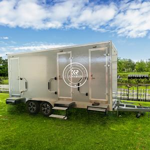 Modern Design Bathroom Self-Contained Outdoor Public <b>Toilets</b> White <b>Portable</b> <b>Toilet</b> Vip Mobile Restroom Trailer - Product Image 2