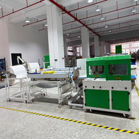 Machine d'emballage semi-automatique électrique à grande vitesse pour produits alimentaires, type coussin, avec contrôle PLC, pour sacs en film thermique et bande plastique
