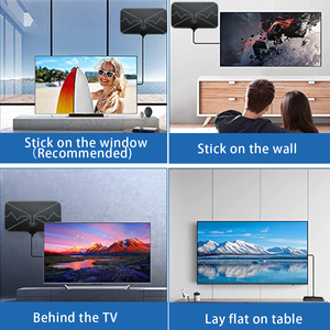 Chất lượng tốt phẳng HD kỹ thuật số trong nhà khuếch đại <span class=keywords><strong>60</strong></span> dặm phạm vi TV isdb ATSC DVB-T DVB-T2 <span class=keywords><strong>Antenna</strong></span> TV - Product Image 6