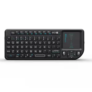 Mini x1 kablosuz klavye fare ile izci 2.4g touchpad mini klavye İngilizce