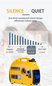 새로운 캠핑용 가정용 초저소음 휴대용 가솔린 인버터 발전기 <span class=keywords><strong>2KW</strong></span> 50/60Hz - Product Image 6