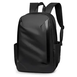 Tas punggung Laptop ringan santai desain baru, tas punggung sekolah kuliah modis dengan USB ransel Laptop 2024