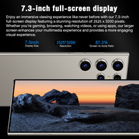 Prix de gros du nouveau smartphone original S25 Ultra 16GB + 1TB 7.3 pouces 5G débloqué Android 13 Decacore CPU 2K écran 108MP