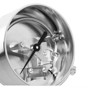 เกจวัดความดันแตกต่าง 100 มม. 10 กิโลปาสคาล 40 กิโลปาสคาล สำหรับน้ำ ของเหลว ลม ทำจากสแตนเลส - Product Image 5