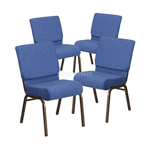 Chaises empilables rembourrées pour événements de mariage, églises et théâtres, personnalisables avec logo, pour cérémonies - Product Image 1