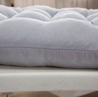 Coussin de chaise de salle à manger matelassé confortable pour étudiant, rembourré en mousse à mémoire de forme, amovible et lavable, carré 40x40cm