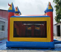 Structures gonflables personnalisées Nova avec toboggan pour les fêtes d'enfants en plein air