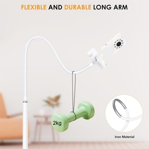 Support de sol réglable en hauteur pour moniteur bébé à col de cygne, compatible avec les supports Flex Stand VTech Owlet Momcozy Motorola <span class=keywords><strong>Babysense</strong></span> - Product Image 4