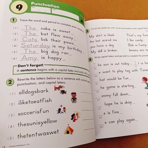 หนังสือภาพคุมองหนังสือแบบฝึกหัดภาษาอังกฤษสำหรับเด็กประถม 3-8 ปี หนังสือทำมือเพื่อการศึกษาปฐมวัยสำหรับพ่อแม่และลูก - Product Image 4