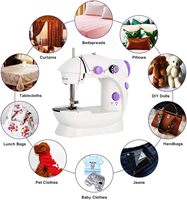 Nouvelle Machine à Coudre Électrique Mini Portable Moderne pour la Confection, Usage Domestique