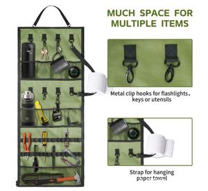 <b>Tent</b> Organizer with Storage Straps <b>Tent</b> Hanging Hook Organizer for <b>Canopy</b> - Product Image 4