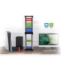 Étagère de rangement pour disques de jeu TY-2847 pour PS5 PS4 Switch, support de rangement, support de fixation