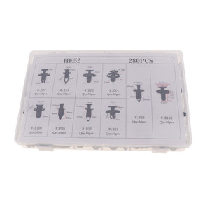 He52 280Pcs <b>Car</b> Clips Assortment Plastic <b>Push</b> Retainer For Toyota Honda Lexus Land Rover Bmw - Product Image 4