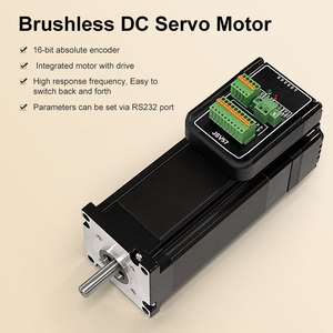 Ba pha 8 cực Bộ mã hóa tuyệt đối 16 bit 36V 180W tích hợp động cơ servo DC không chổi than Nam châm vĩnh cửu tốc độ 3000 vòng/phút - Product Image 2