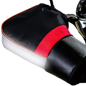 Guantes Impermeables para Manillar de <span class=keywords><strong>Scooter</strong></span>, Protección Contra el Frío para Motocicleta en Invierno, Guantes para Moto, Cubierta Cálida y Gruesa, a Prueba de Viento - Product Image 1