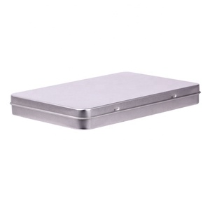 R1314H Custom printed rectangle shape metal thin tin packaging box