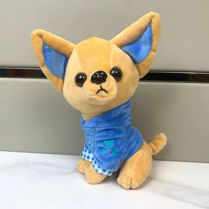Juguete de Peluche de Perro <span class=keywords><strong>Chihuahua</strong></span> Marrón de Alta Calidad, Suave, de Algodón, Personalización ODM, Consolador para Aniversario, Accesorio - Product Image 5