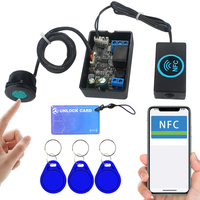 Module de contrôle relais NFC par empreinte digitale pour téléphone portable CHY DX-130D, contrôleur d'accès par carte IC à induction DC10V-120V, interrupteur pour locomotive
