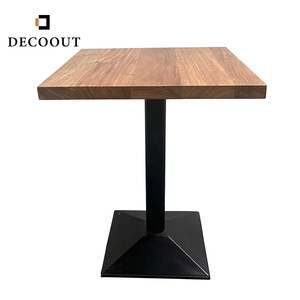 Bán Buôn Tùy Chỉnh Nhà Hàng Bằng Gỗ Cafe Bảng Vuông Rắn Gỗ Hàng Đầu Bàn Ăn Cho Nhà Hàng Thiết Lập - Product Image 1