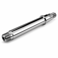 Tige de piston usinée CNC en acier allié 40Cr chromé dur, sur mesure, pour pièces de réparation de vérins hydrauliques et d'actionneurs pneumatiques