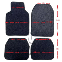 Tapis de voiture à LED pour la décoration de voiture avec APP Music Control Fibre Optic Star Light Car Rug