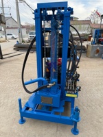 Foreuse hydraulique diesel sur roues pour puits d'eau de 100 à 200 m pour l'irrigation de grandes plantations agricoles