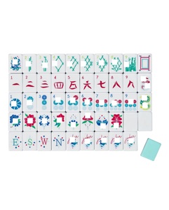 <span class=keywords><strong>Oh</strong></span> <span class=keywords><strong>My</strong></span> Luxury Modern - Juego de Mahjong Acrílico Azul de Cuatro Capas con Fichas Personalizadas para Fiestas y Venta al por Mayor - Product Image 3
