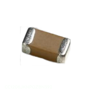 Original CC1206JKNPOZBN392 1206 (3216 Metric) CAP CER NPO 1206 5% 630V 3.9NF 3900 pF Surface Mount MLCC Ceramic Capacitor - Product Image 1