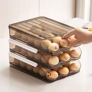 กล่องเก็บไข่แบบม้วนอัตโนมัติหลายชั้น วางซ้อนกันได้ ลดราคาพิเศษ - Product Image 1