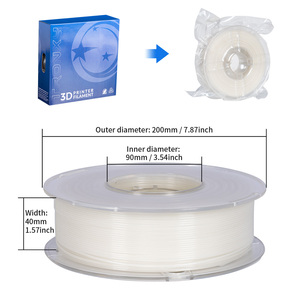 เส้นพลาสติก PLA Silk คุณภาพสูง เรืองแสงในที่มืด ขนาด 1.75 มม. น้ำหนัก 1 กก. หลากสี รุ่น Rainbow White สำหรับเครื่องพิมพ์ 3 มิติ - Product Image 3