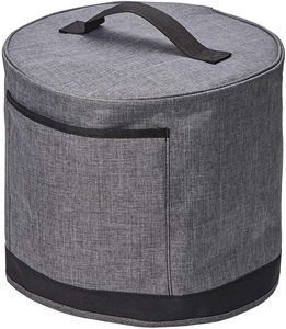 Couvercle anti-poussière avec poches pour Pot instantané 6 pintes, couvercle isolé pour autocuiseur avec doublure facile à nettoyer, gris - Product Image 6