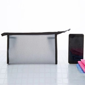 Bolsa de maquillaje transparente de fábrica BSCI, bolsa de almacenamiento de viaje, bolsa de almacenamiento de cosméticos portátil e impermeable para viaje - Product Image 4