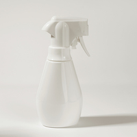 Flacon pulvérisateur en plastique PET de 300 ml, pulvérisation fine et continue avec pompe et bouchon d'étanchéité pour usage cosmétique PPWR
