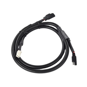 2.0方形波纹管电力电缆<span class=keywords><strong>3</strong></span>针2针Sae插头连接器，带6.<span class=keywords><strong>3</strong></span>端子插入件2针白色外壳DC电力电缆 - Product Image 1