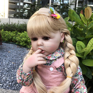 Vente en gros Reborn Boneca 24 pouces Erin fait à la main réaliste mignon réaliste bébé Reborn poupées Silicone nouveau-né <span class=keywords><strong>Bebe</strong></span> - Product Image 6