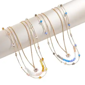 Женское колье с кулоном в виде сердца, круглые бусины из натуральных бусин в стиле хип-хоп с 925 буквами, ожерелье из стерлингового серебра 5 мм с муассанитом