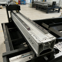 Machine de découpe laser CNC à structure portique en aluminium et acier, fabrication sur mesure OEM ODM pour usine
