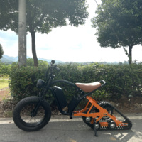 Moteur de moyeu arrière haute puissance 2000W 60V, batterie grande capacité, système de chenilles puissant, écran LCD, commande au pouce pour VTT électrique tout-terrain